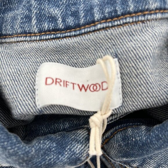 Driftwood Everyday Boyfriend Denim Jacket Size XS Mid Length - Picture 8 of 10